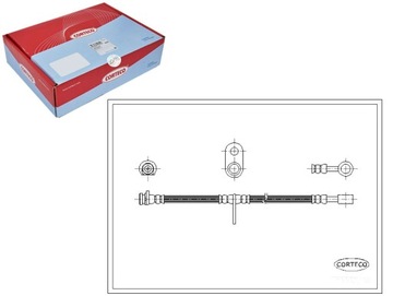 ТОРМОЗНОЙ ШЛАНГ CORTECO GBH90283 SHB100650