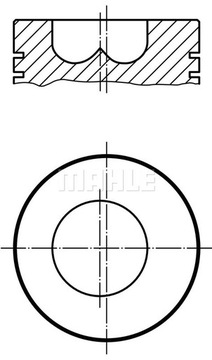 MAHLE ORIGINAL 009 89 00 Tłok