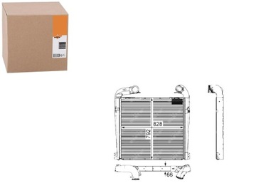 INTERCOOLER SCANIA G R DC11.08-DT16.08 03.04- NRF