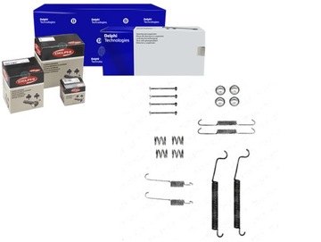 МОНТАЖНИЙ КОМПЛЕКТ ГАЛЬМІВНИХ КОЛОДОК [DELPHI HAM]