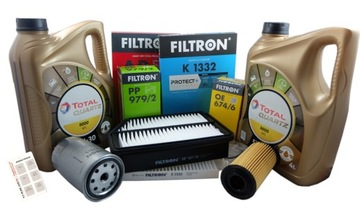 Комплект фільтрів + масло Kia Sportage III 3 2.0 CRDi
