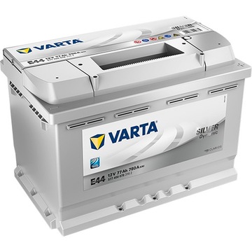 Батарея 77ah 780a P + Varta Silver E44