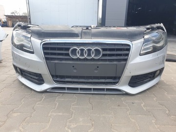 AUDI A4 B8 PAS PRZEDNI PRZÓD KOMPLET ZDERZAK LAMPY