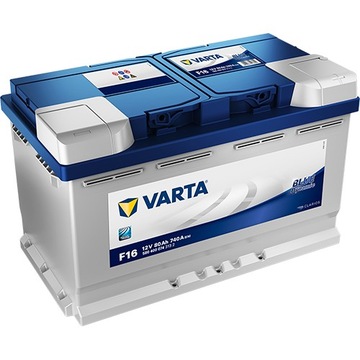 Акумуляторна батарея Varta Blue Dynamic 80AH 740A R + f16