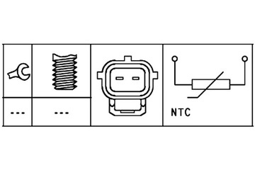 ДАТЧИК ТЕМПЕРАТУРИ ОХОЛОДЖУЮЧОЇ РІДИНИ FORD FIESTA