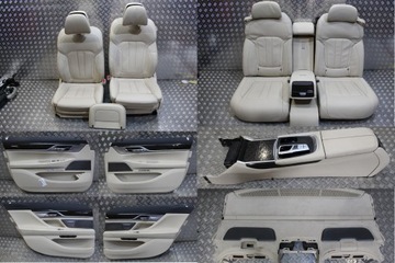 BMW 7 G12 обивка сидений диван боковины массаж