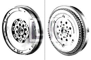 Люк двомасове колесо MERCEDES W203 S203 W210 2,2 CDI