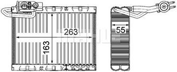 ВИПАРНИК КОНДИЦІОНЕРА BEHR PREMIUM LINE