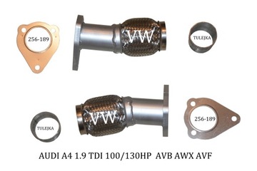 Гибкий разъем AUDI A4 19TDI 100km 130KM AWX