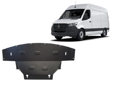 Сталевий захист двигуна Mercedes Sprinter W907 4x4