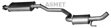 Tłumik wydechowy przód Asmet ASM29.004