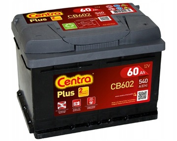 CENTRA PLUS CB602 60Ah 540A ŚWIEŻA DOSTAWA