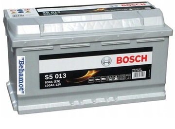 Аккумулятор Bosch 12V 100AH/830a S5013