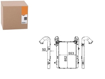 INTERCOOLER DAF XF 105 MX300/MX340/MX375 10.05- NR