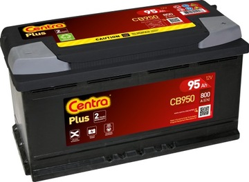 Akumulator Centra Plus CB950 12V 95Ah 800A