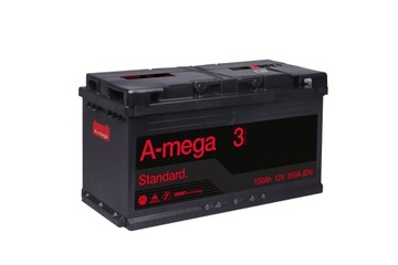 AMEGA 3 STANDARD 100AH 850A P+ 353X175X190