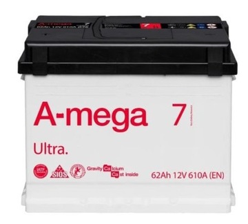 Akumulator Amega Ultra 7 12V 62Ah 610A