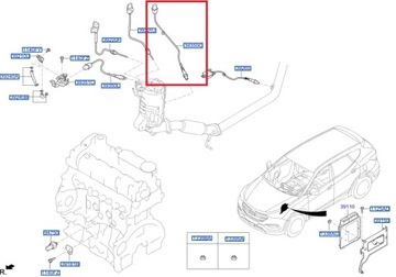 ЛЯМБДА-ЗОНД KIA / HYUNDAI 2,0 / 2,2 CRDI НОВИЙ OEM