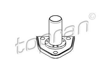 TOPRAN Направляюча втулка, муфта