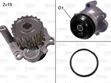 ВОДЯНИЙ НАСОС VALEO SEAT INCA 1.9 SDI 64KM 47KW