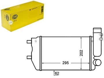 HELLA INTERCOOLER CITROEN JUMPER 1.9 TD (230P)