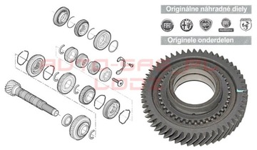 ШЕСТЕРНЯ 6 ПЕРЕДАЧ DUCATO JUMPER BOXER 2.2 / 2.3