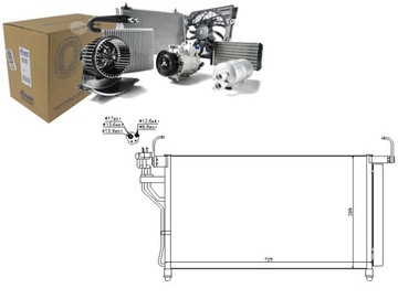 КОНДЕНСАТОР КОНДИЦІОНЕРА HYUNDAI H-1 CARGO H-1 TRAVE