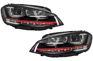 3D светодиодные фары DRL для VW Golf 7 VII 12-17 R20