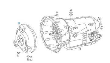 Mercedes Benz гидрокинетическая муфта (W211)