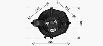 AVA QUALITY COOLING CN8329 ВЕНТИЛЯТОР