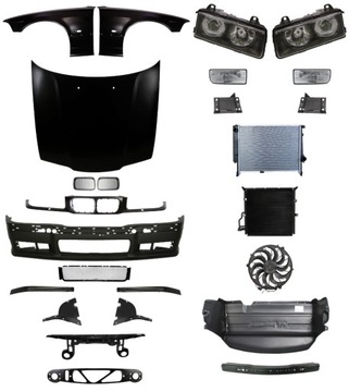 BMW E36 M Pakiet 93-00 Zderzak Pas Maska Belka