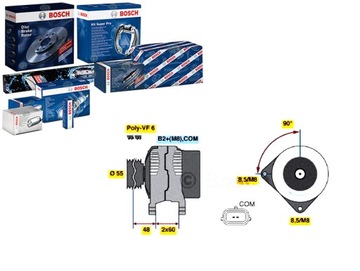 ALTERNATOR BOSCH 8200390675 231008578R 7701476812