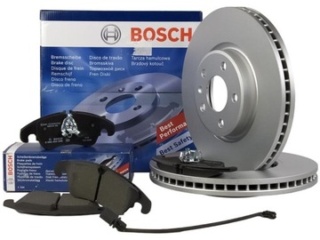 Bosch диски + колодки передні AUDI A4 B8 A5 8T 320mm