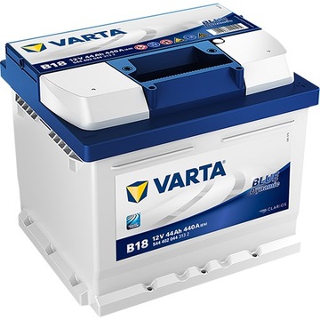 Батарея 44ah 440A Varta Blue B18 p+