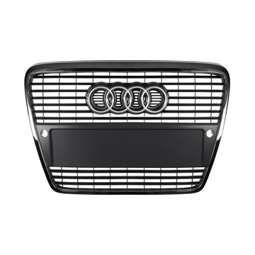 AUDI A6 GRILL ATRAPA CHROM ZE ZNACZKIEM PARKOMAT