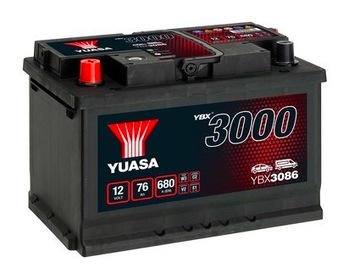 YUASA AKUMULATOR 76Ah 680A L+ YBX3086