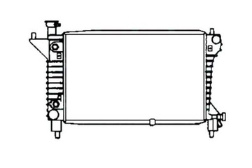 РАДІАТОР ДВИГУНА FORD USA MUSTANG 3.8/4.9 09.93-0