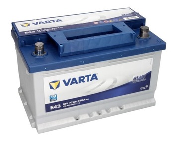 AKUMULATOR VARTA BLUE 12V 72Ah 680A P+