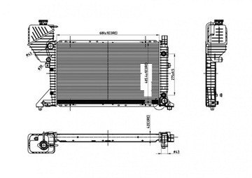 CHŁODNICA SPRINTER 316CDI 00- /AUTOMAT/