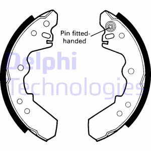 Delphi ls1440 комплект тормозных колодок