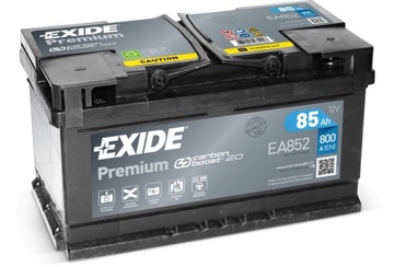 Акумулятор Exide Premium 12V 85ah 800A EA852