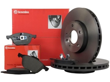 BREMBO TARCZE+KLOCKI PRZÓD VOLVO V40 II 278MM