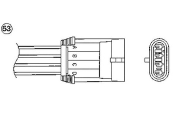 NGK ЛЯМБДА-ЗОНД OPEL ASTRA F 1.8 І 16V (56_. 57_)