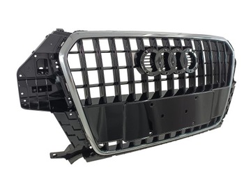 GRILL ATRAPA AUDI Q3 I 8U0 2011-2015 CZARNY POŁYSK