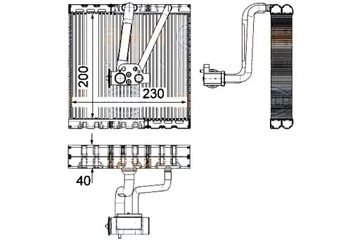 HELLA PAROWNIK KLIMATYZACJI 6Q0820103F 6Q0820103D