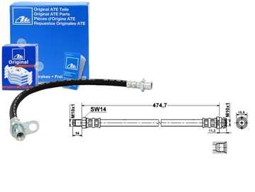 ГАЛЬМІВНИЙ ШЛАНГ ATE 1694280035 172704B 198747645