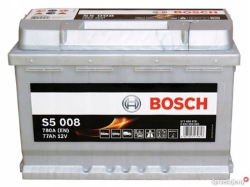 Akumulator BOSCH S5 008 77AH 780A L-