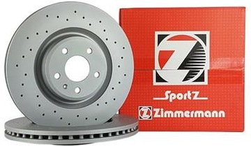 ZIMMERMANN TARCZE PRZÓD ALFA ROMEO 147 156 284MM