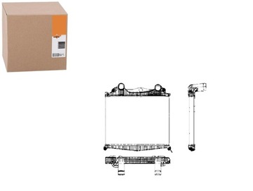 INTERCOOLER CHŁODNICA POWIETRZA DOŁADOWUJĄCEGO [NR