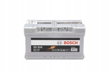 Akumulator BOSCH S5 010 85AH 800A L-